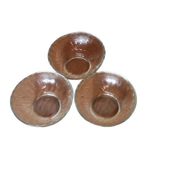 Glass Dessert Bowls Set Of 4 Random Sizes Clear Glass - Picture 6 of 16
